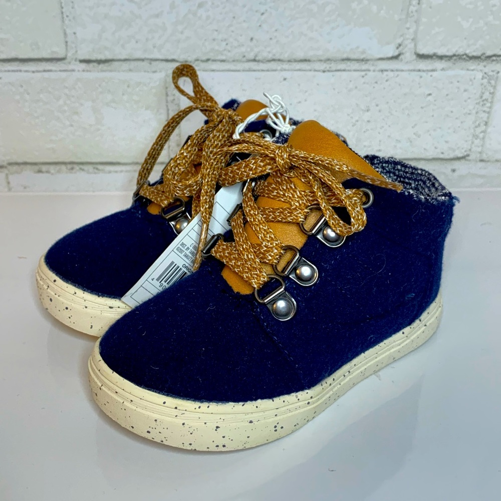 NEW Cat and Jack Toddler Dress Boots Velvet Navy Blue